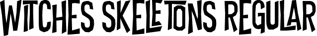 Witches Skeletons Regular font | Witches Skeletons.otf