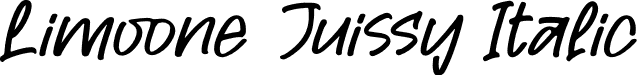 Limoone Juissy Italic font | Limoone-Juissy-Italic.otf