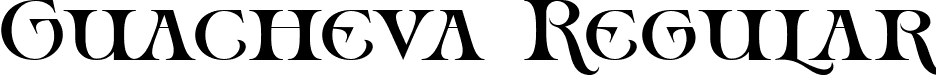 Guacheva Regular font | Guacheva.ttf