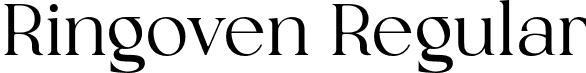 Ringoven Regular font | Ringoven.otf