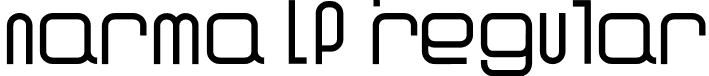 narma LP Regular font | narmaLP-Regular.otf