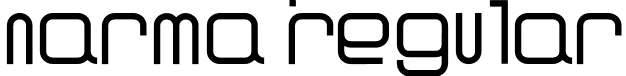 narma Regular font | narma-Regular.otf