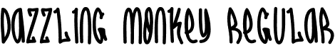 Dazzling Monkey Regular font | DazzlingMonkey-Regular.otf