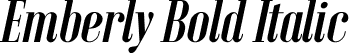 Emberly Bold Italic font | Emberly-BoldItalic.ttf