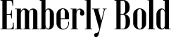 Emberly Bold font | Emberly-Bold.otf