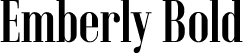 Emberly Bold font | Emberly-Bold.ttf