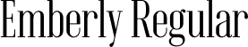 Emberly Regular font | Emberly-Regular.otf