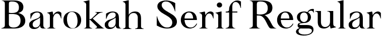 Barokah Serif Regular font | BarokahSerif-DEMO VERSION.ttf