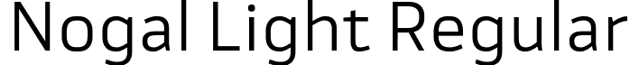 Nogal Light Regular font | 05-Nogal-Lt.otf