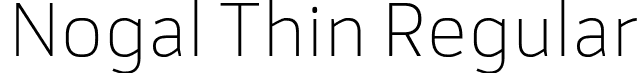 Nogal Thin Regular font | 01-Nogal-Thin.otf