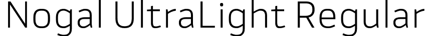 Nogal UltraLight Regular font | 03-Nogal-UlLt.otf