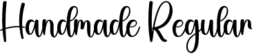 Handmade Regular font | Handmade.otf