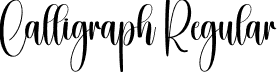 Calligraph Regular font | Calligraph.otf