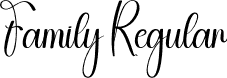 Family Regular font | Family.otf