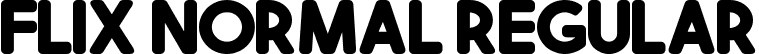 Flix Normal Regular font | Flix-Normal.ttf