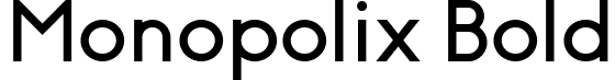 Monopolix Bold font | Monopolix Bold.ttf