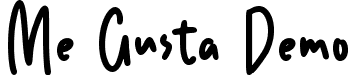 Me Gusta Demo font | Me Gusta Demo.ttf