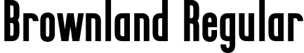 Brownland Regular font | Brownland Regular.otf