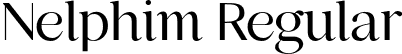 Nelphim Regular font | Nephilm.otf