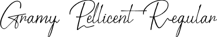 Gramy Pellicent Regular font | Gramy-Pellicent-Demo.otf