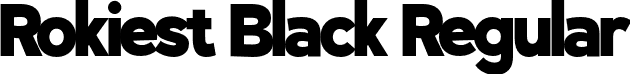 Rokiest Black Regular font | Rokiest-Black.otf