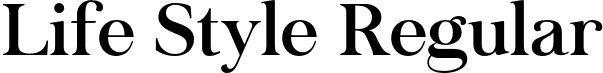 Life Style Regular font | life-style.otf