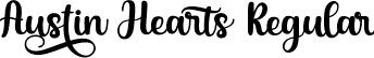 Austin Hearts Regular font | Austin Hearts.otf