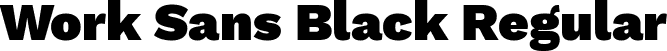 Work Sans Black Regular font | WorkSans-Black.ttf