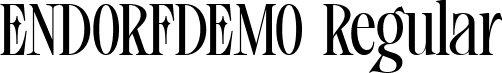 ENDORFDEMO Regular font | ENDORF_DEMO.ttf