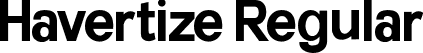 Havertize Regular font | Havertize.otf