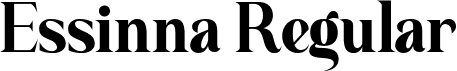 Essinna Regular font | Essinna-Regular.ttf