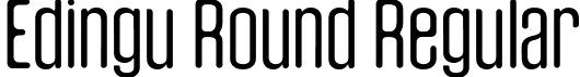 Edingu Round Regular font | Edingu Round.otf