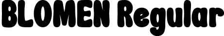 BLOMEN Regular font | BLOMEN.otf