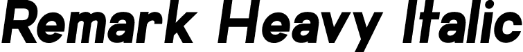 Remark Heavy Italic font | Remark-Heavy-Italic-iF66963f2a6ec68.otf