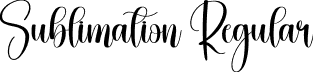 Sublimation Regular font | Sublimation.otf