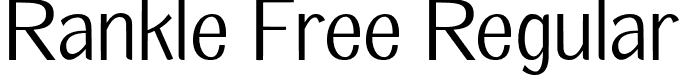 Rankle Free Regular font | RankleFreeRegular-6RjZM.otf