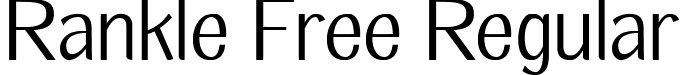 Rankle Free Regular font | RankleFreeRegular-yY3mq.ttf