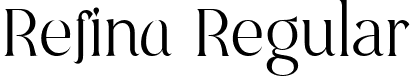 Refina Regular font | Refina.ttf