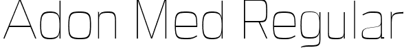 Adon Med Regular font | Adon Thin.ttf