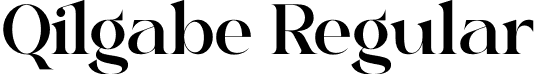 Qilgabe Regular font | Qilgabe.otf