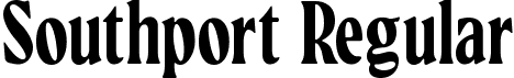 Southport Regular font | southport.ttf