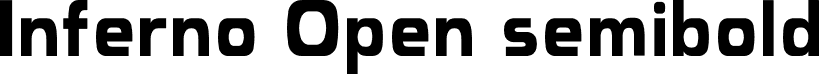 Inferno Open semibold font | Inferno-Open-Semibold-iF66713a0eeb5af.otf