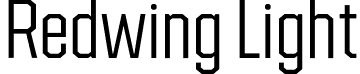 Redwing Light font | Redwing-Light.otf