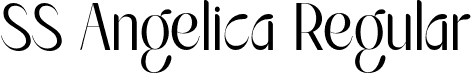 SS Angelica Regular font | SS Angelica.otf