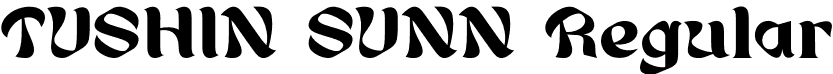 TUSHIN SUNN Regular font | TUSHINSUNN.otf