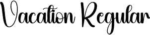 Vacation Regular font | Vacation.otf