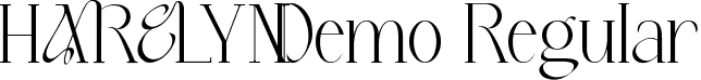 Harelyn Demo Regular font | HarelynDemoRegular.ttf