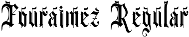 Fouraimez Regular font | Fouraimez.ttf