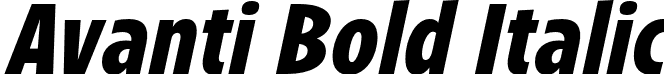 Avanti Bold Italic font | avantibolditalic-wooe8.otf