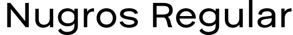 Nugros Regular font | Nugros-Regular.otf